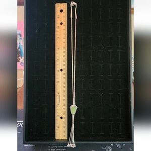 Native American Sterling Silver/Turquoise Lariat Style Necklace Marked/Tested+